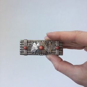 Vintage Silver Southwestern Brooch